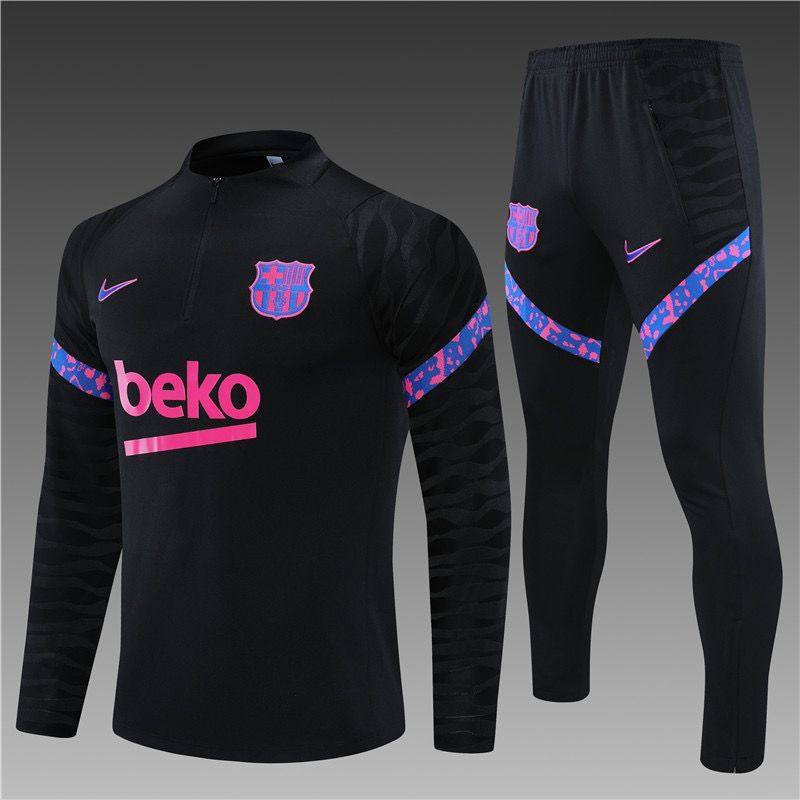 Barcelona Beko Black Training Suit 21 22 Season