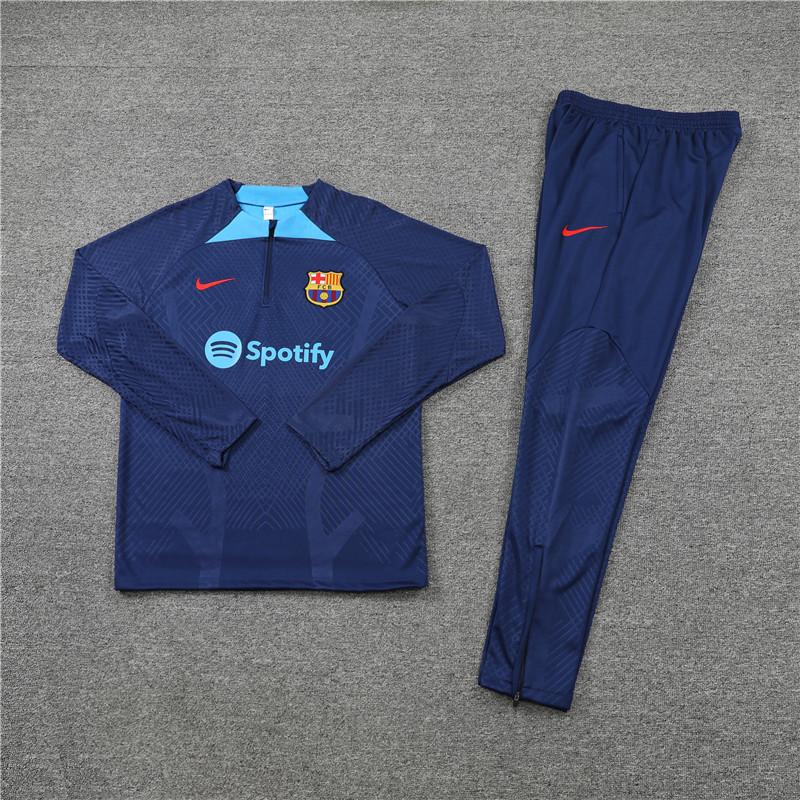 Barcelona Dark Blue Training Suit 22 23 Season