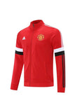 Manchester United Red With Black & White Hand Stripe Winter Jacket 21 22 Season
