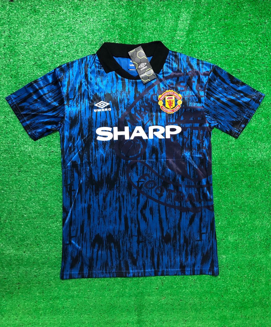 Manchester United 1992-93 Away CANTONA 7 Retro Jersey [Sale Item]