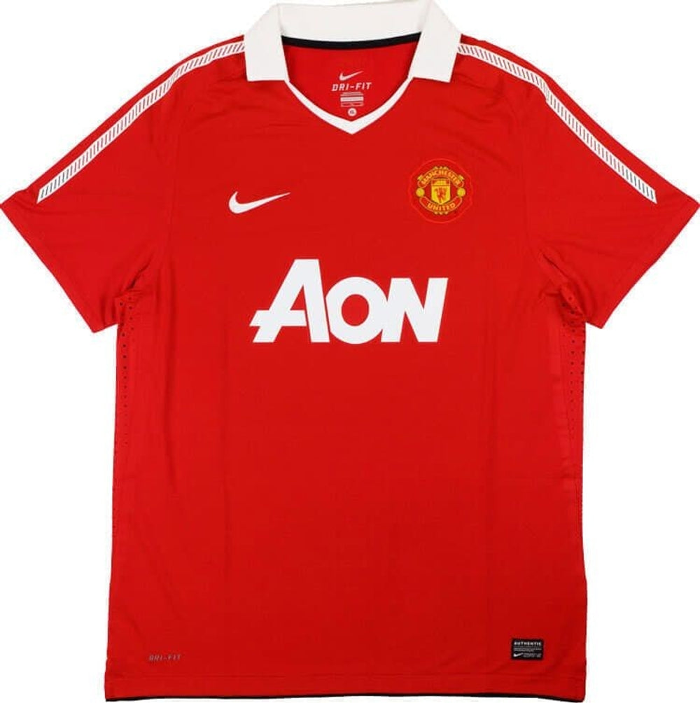 Manchester United 2010-11 AON Home Retro Jersey [Sale Item]