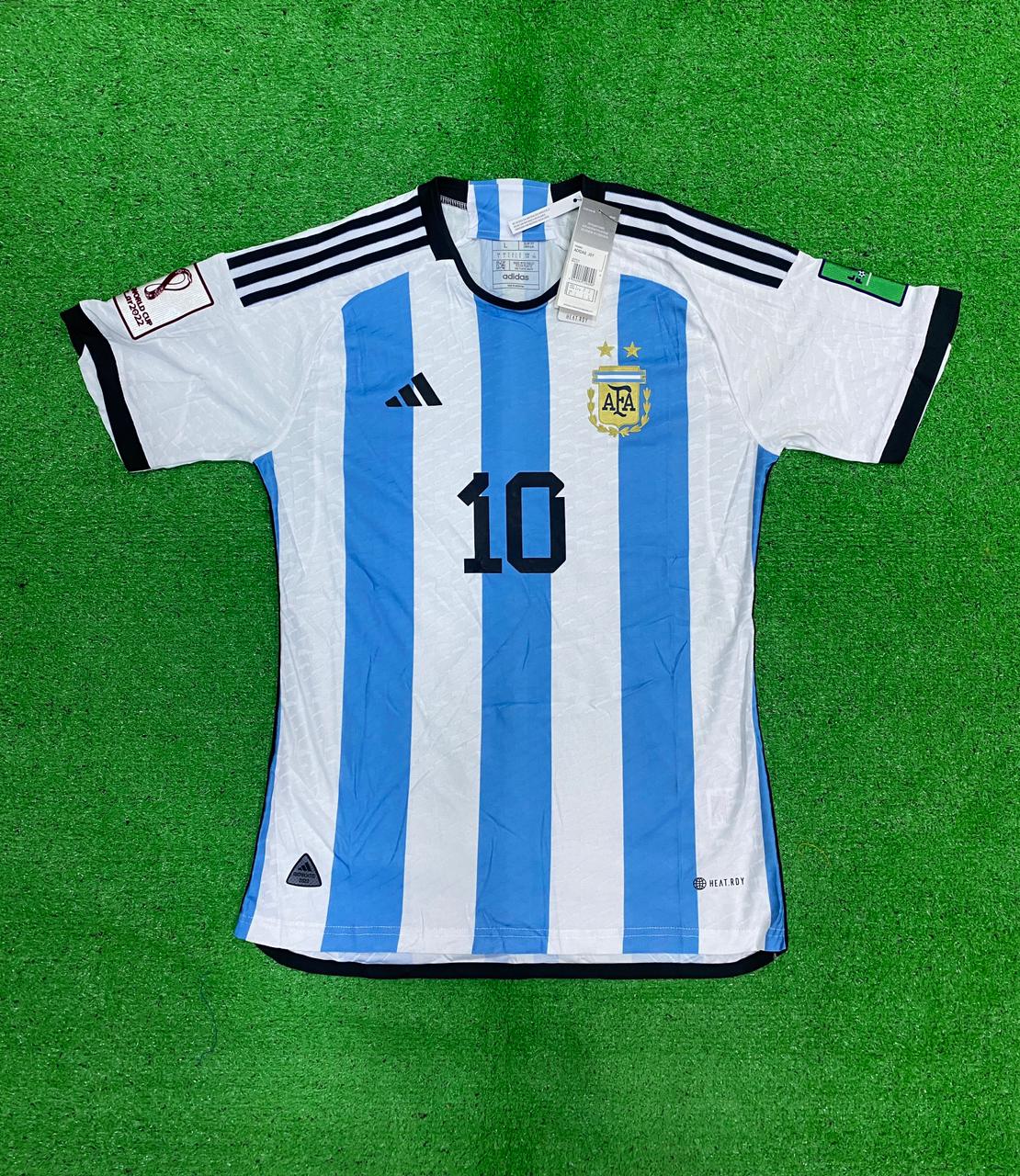 Argentina MESSI 10 PLAYER VERSION Home Jersey World Cup 2022