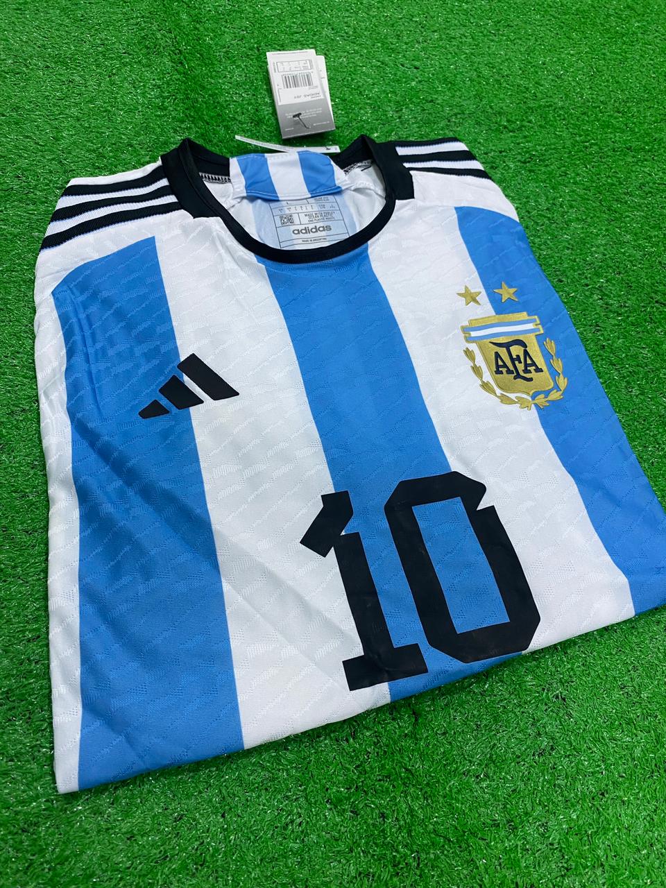 Argentina MESSI 10 PLAYER VERSION Home Jersey World Cup 2022