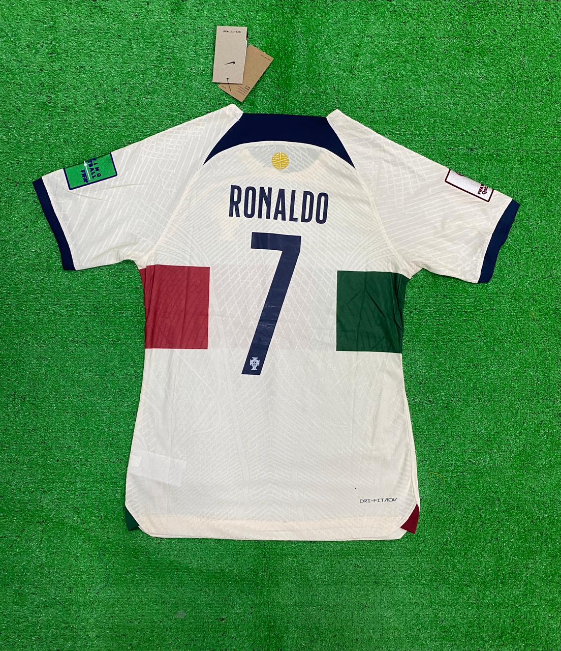 Portugal RONALDO 7 PLAYER VERSION Away World Cup 2022 Jersey