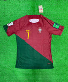 Portugal RONALDO 7 PLAYER VERSION Home World Cup 2022 Jersey