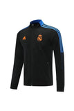 Real Madrid Black With Orange Logo Jacket 21 22 Season